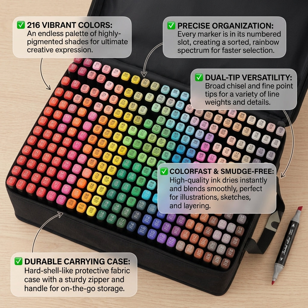 Professional 216-Colour